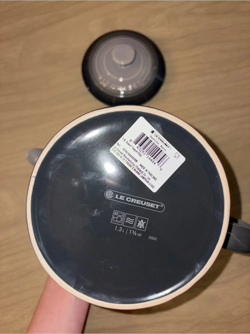Le Creuset Gray Gradient Stoneware Teapot 1.3Liter